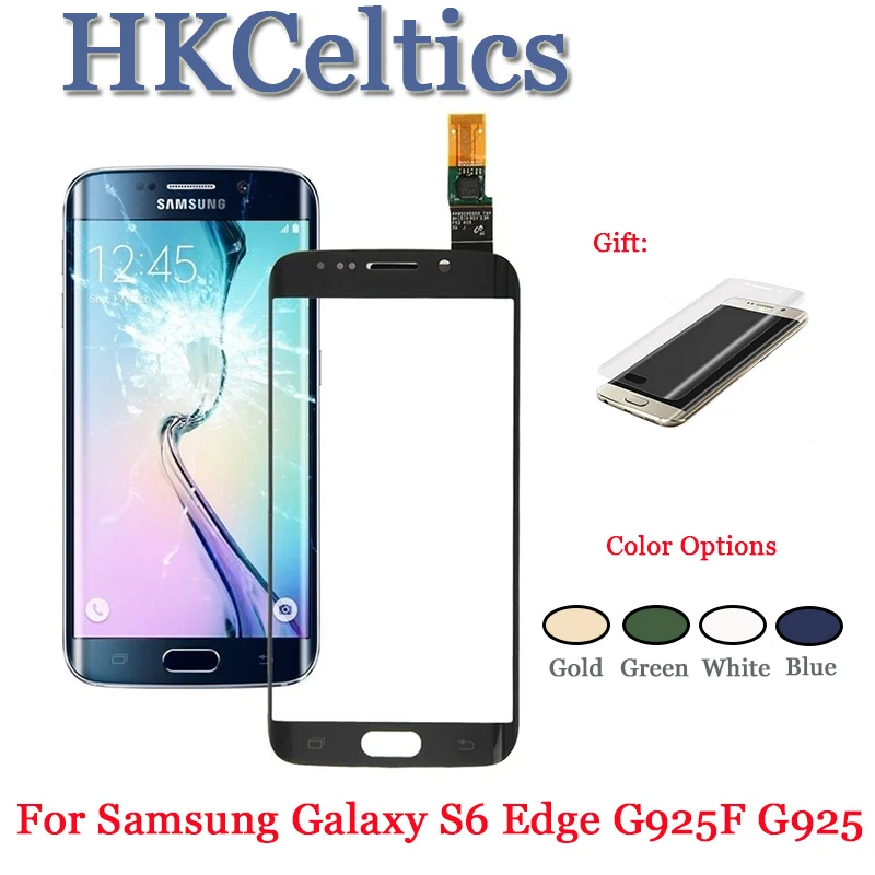 1 шт. Протестировано для Samsung Galaxy S6 Edge G925 G925F сенсорный экран Переднее стекло