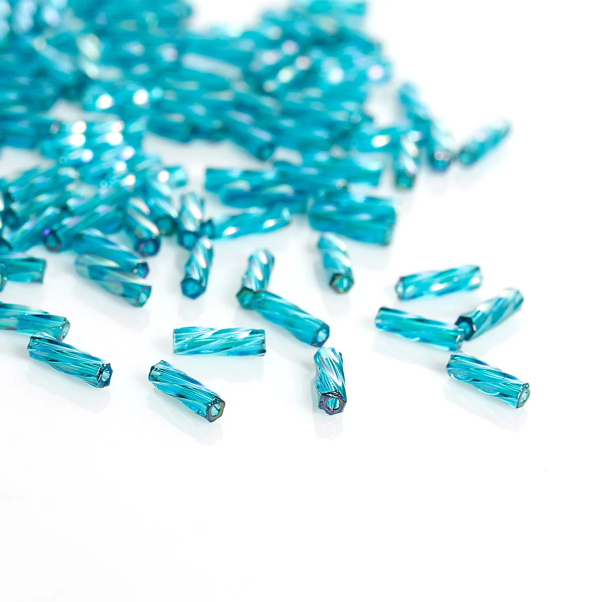 DoreenBeads японские стеклянные бусины витые павлин голубые россыпью DIY ювелирные