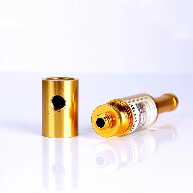 Красная винная трубка Smok портативная металлическая для курения травяной табак