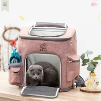 travel bag sports backpack portable collapsible breathable pet backpack medium cat dog out of the bag cat backpacks bag