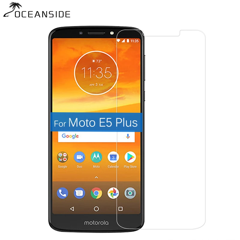 2 шт., для MOTOROLA MOTO E5 PLAY PLUS, закаленное стекло, защита экрана 2.5D 9 H, Защитная пленка для E 5 pelicula de vidro