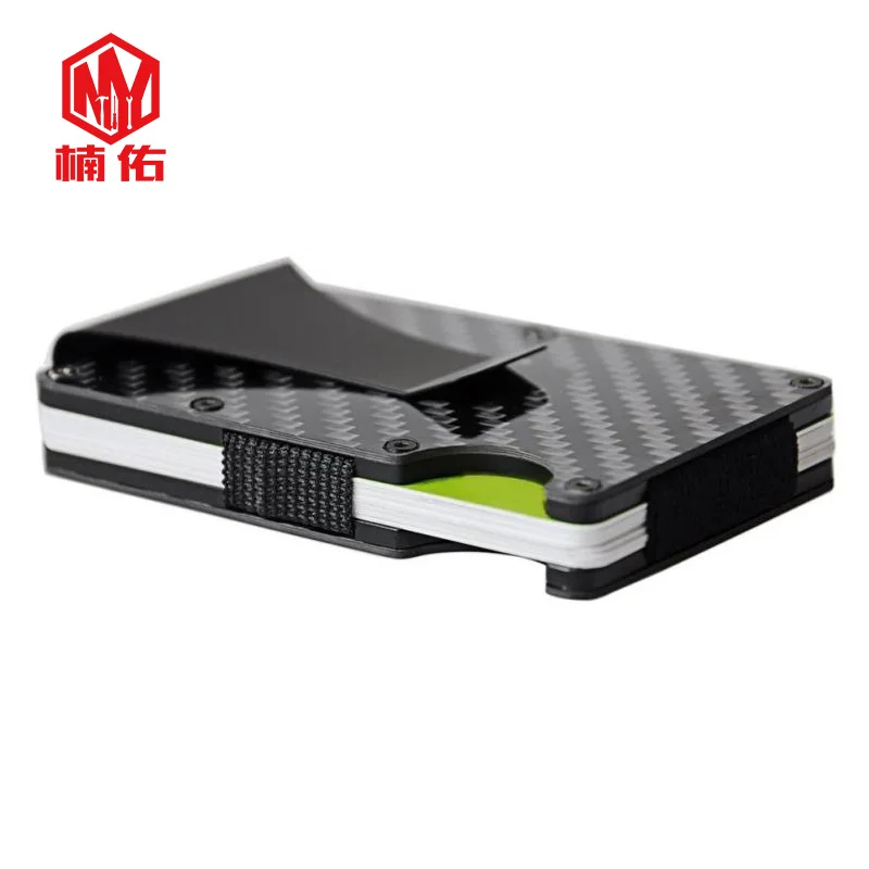 Новинка 2019 простой модный кошелек из углеродного волокна ультратонкий большой