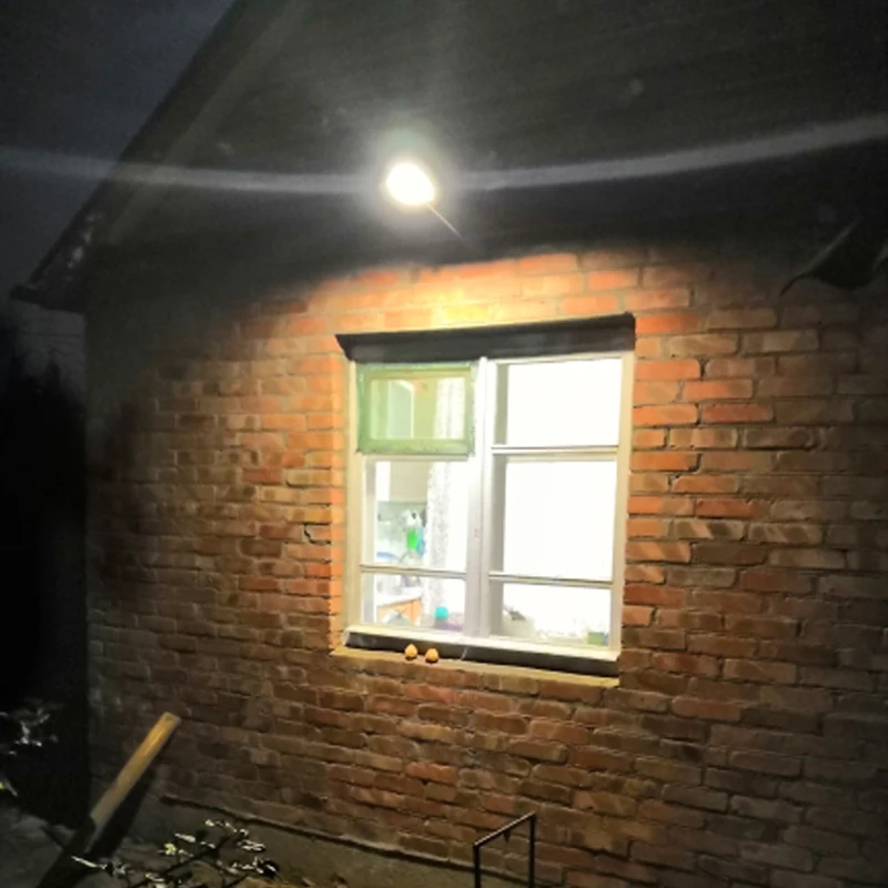QLTEG 48 leds 450 лм светильник на солнечной батарее индукционный настенный для