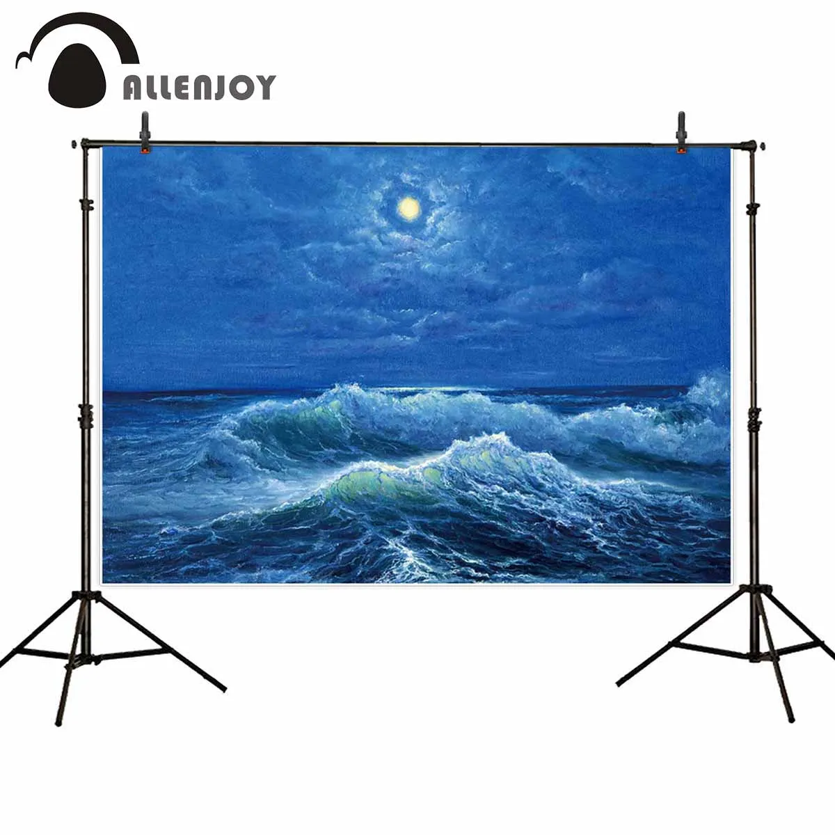 Allenjoy Профессиональный фон для фотостудии бесконечный широкий синий морской