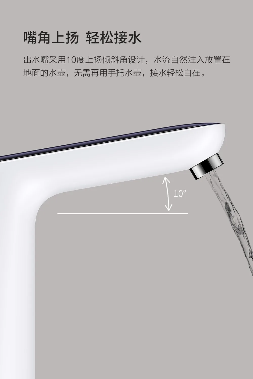 Xiaomi SOTHING автоматический USB мини сенсорный выключатель водяной насос беспроводной Перезаряжаемый Электрический диспенсер водяной насос с usb-кабелем