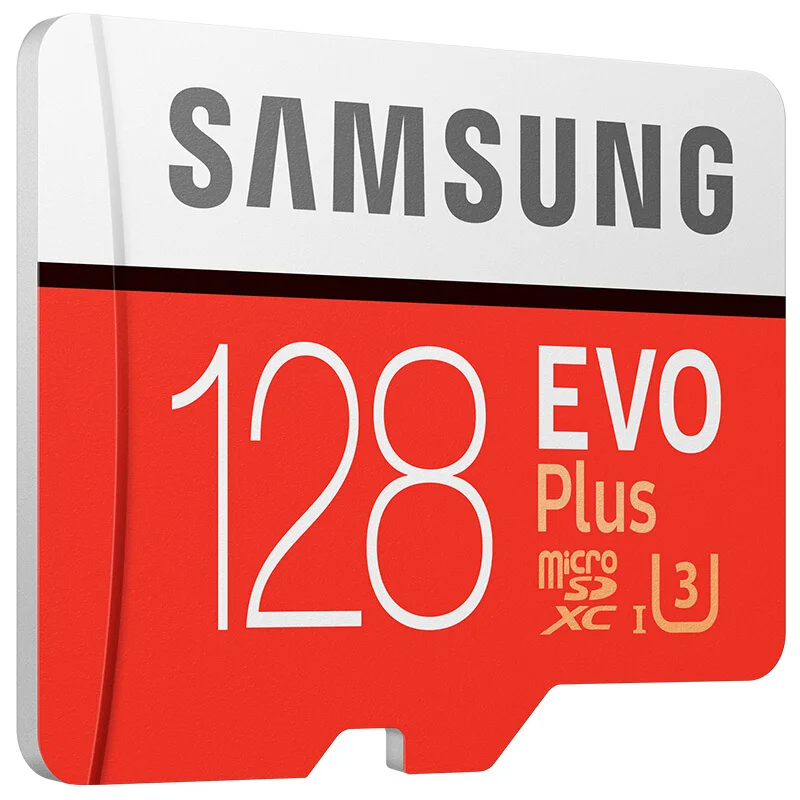 SAMSUNG карта памяти Micro SD карты 128 ГБ EVO Plus Class10 Водонепроницаемый TF Memoria Sim для