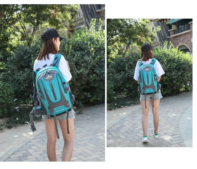 Waterproof Outdoor Travel Backpack Camping Trekking Bag For Man Woman Climbing Hiking Rucksack Fishing Cycling bookbag | Багаж и сумки