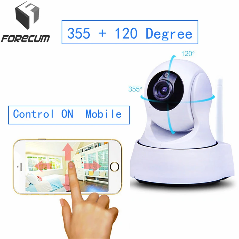 IP камера FORECUM P2P plug play беспроводная с Wi Fi 1280x720 двусторонняя аудиосвязь 3D звук CCTV