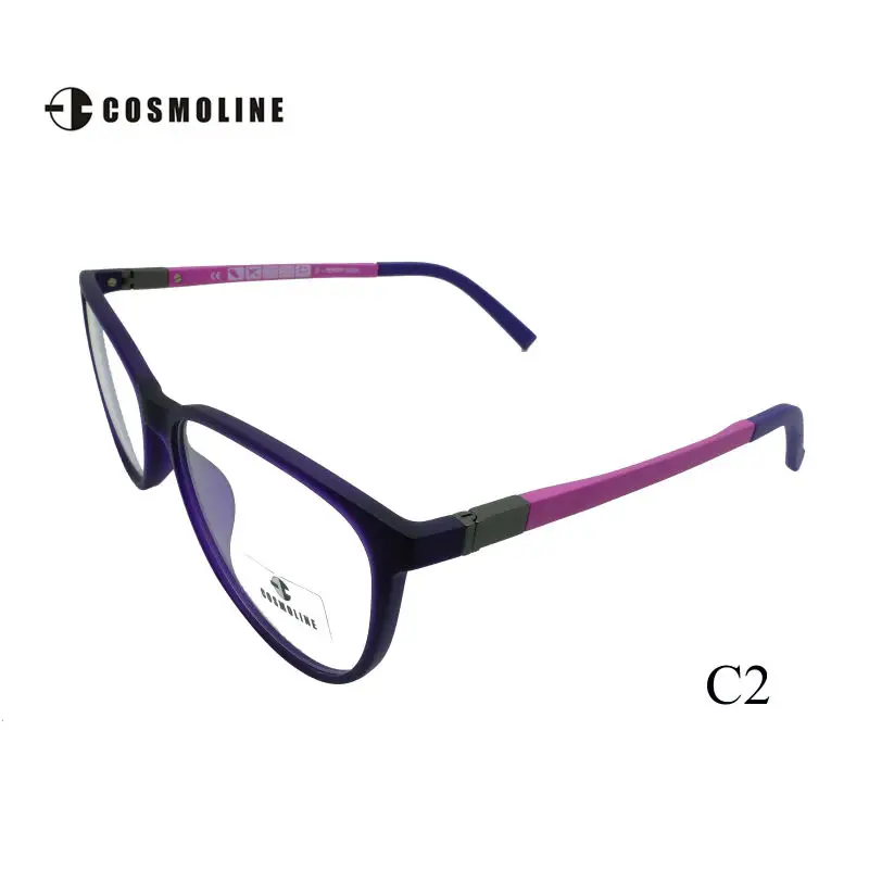 Cosmoline 100% Бренд Оптические Очки Кадр для Женщин Мода Памяти Титановые Кадров 397 |