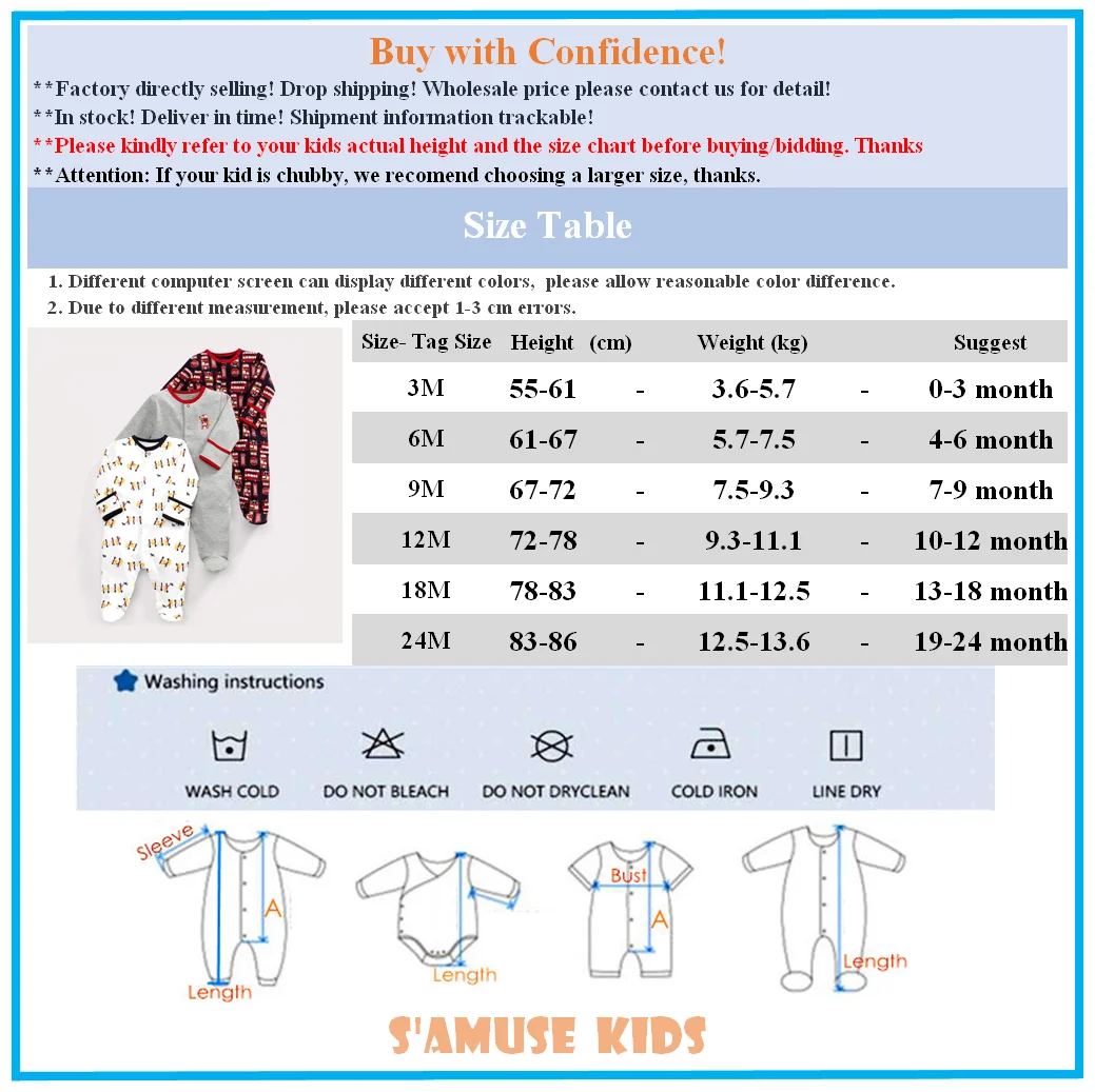 3 шт./лот/ детский хлопковый комбинезон с героями мультфильмов одежда длинными