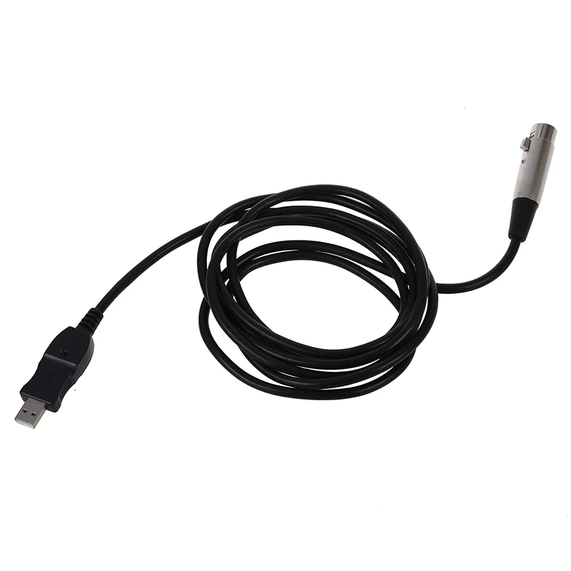 USB папа на 3 Pin XLR Женский микрофон Микрофон Студия аудио кабель связи | Электроника