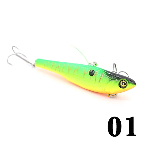 

CASTFUN 1pc Balance VIB Baits Winter Ice Fishing Lure Diving Swivel Jig Wobbler Fishing Fly Swing Hard Rattling Lure 8.5cm 28g