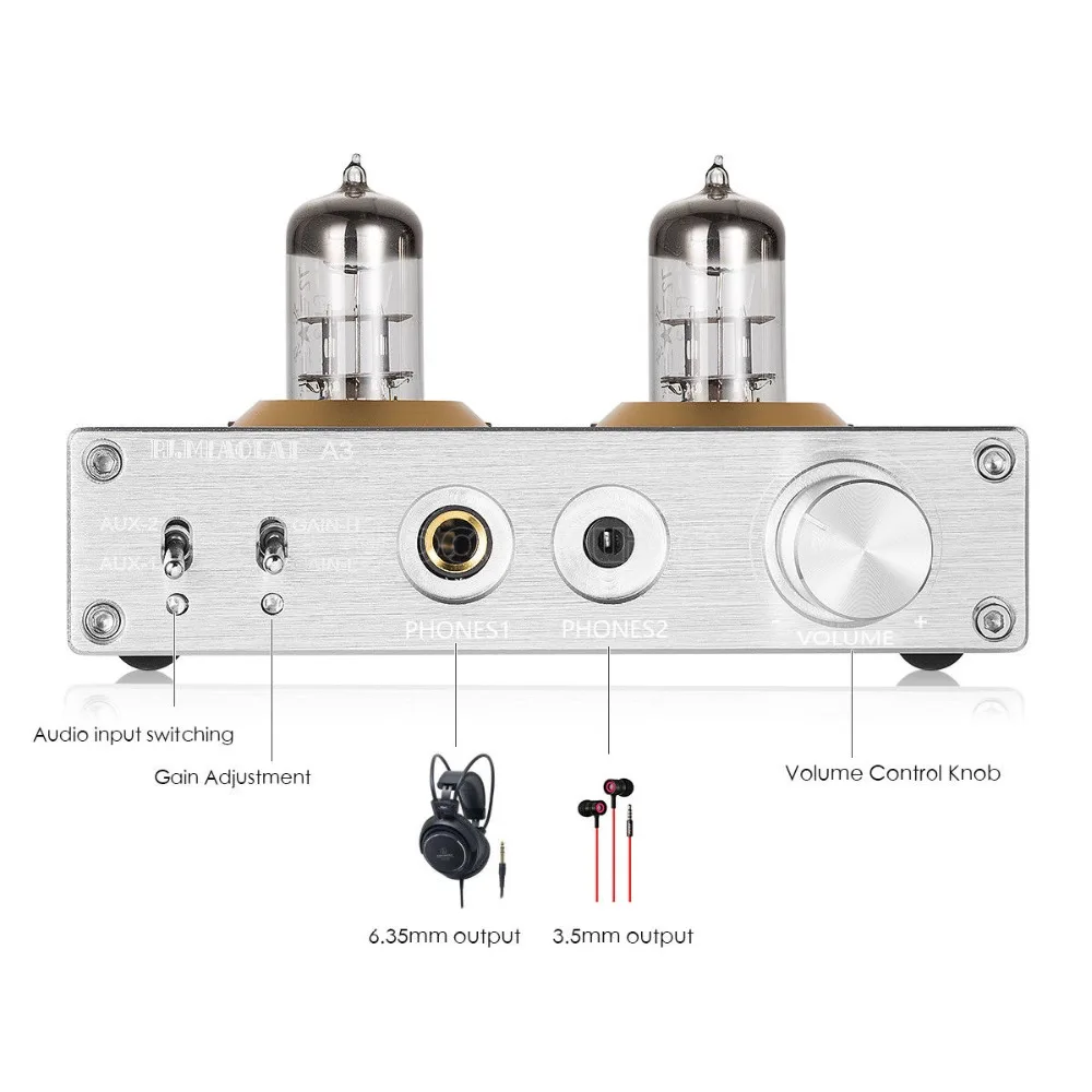 Nobsound Hi-Fi стерео 6N3 вакуумный трубчатый усилитель для наушников Мини