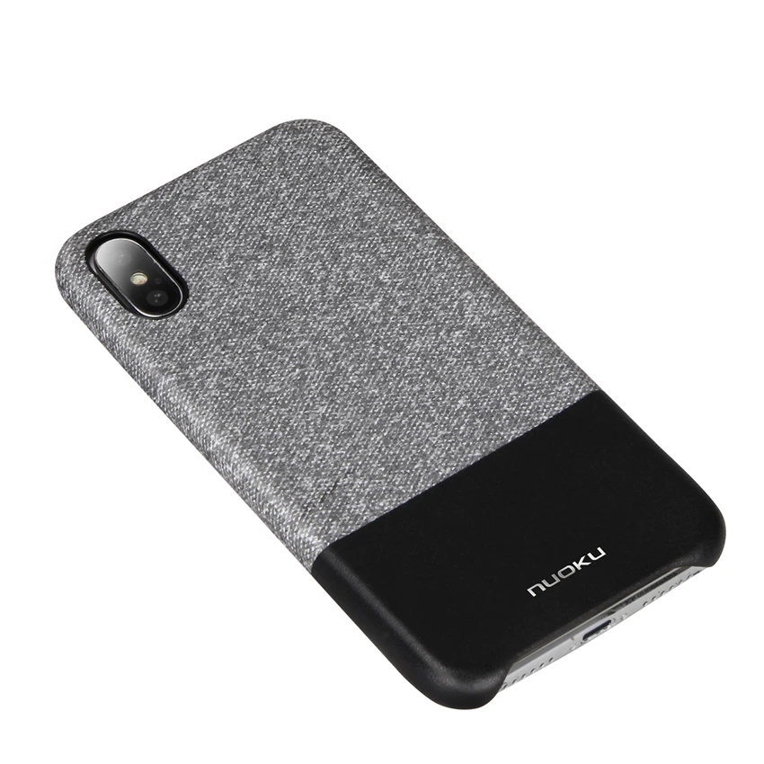 Роскошный чехол для телефона из натуральной кожи iPhone 7 8 Plus X деловая мягкая задняя