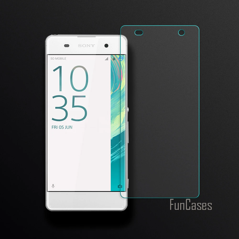 2.5D изогнутый край экрана для Sony Xperia XA закаленное стекло передняя защита HD пленка