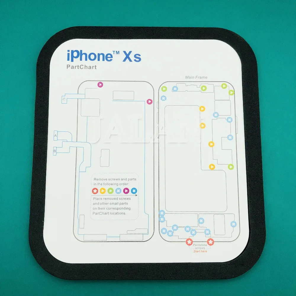 Профессиональные инструменты разборки для ip 6 6s 6p 6s p 7 7p 8p X XS MAX XR винты и части удалить/разместить соответствующие места