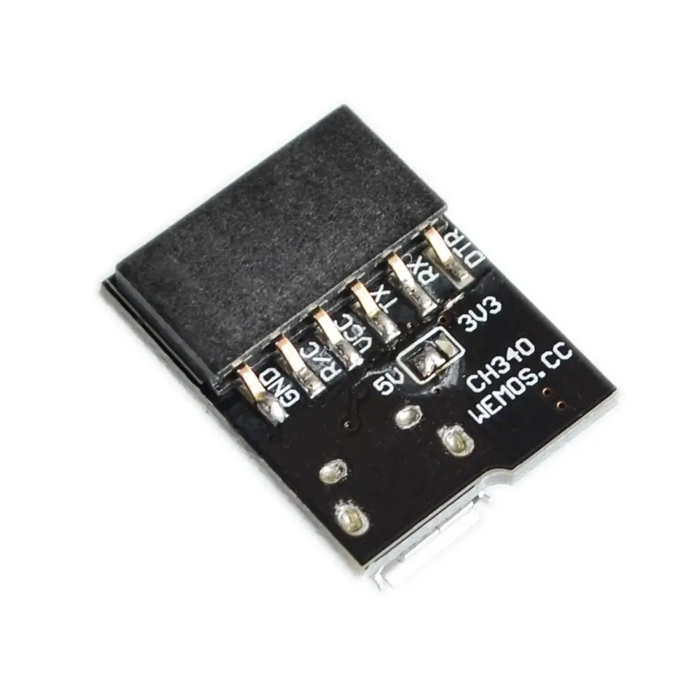 Для WEMOS CH340G CH340 коммутатор 5 в 3 В Micro USB для последовательной модульной платы Arduino