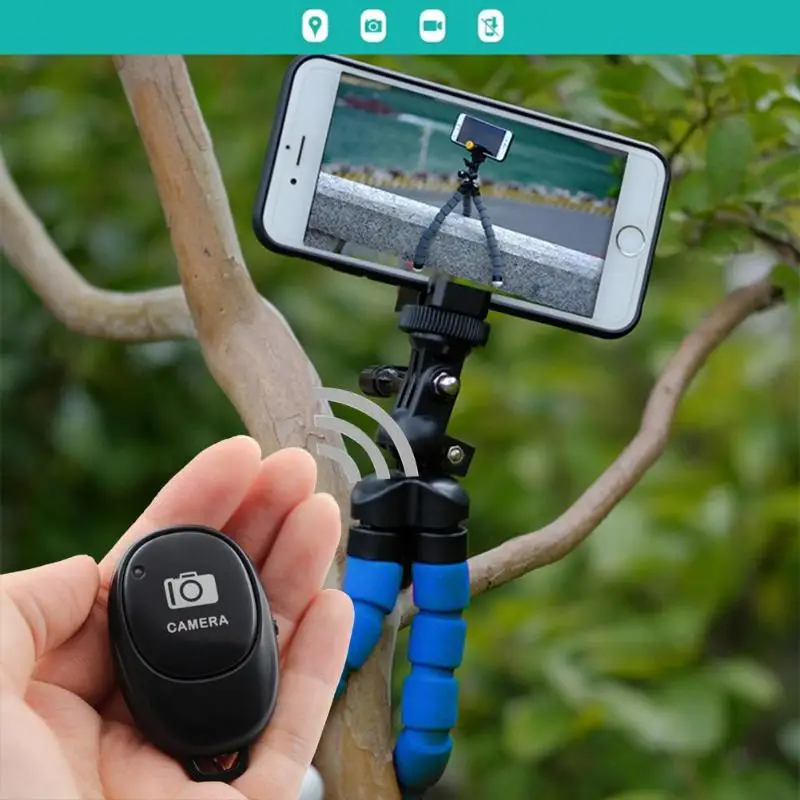 P1 беспроводной Bluetooth 4,0 телефон селфи затвора автоспуска камеры дистанционного управления для IOS Android 2,4Hz-2,4835 GHz