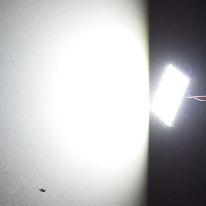 Высококачественная суперъяркая Светодиодная лампа T10 W5W C5W Festoon 2 Adapter 24 SMD 5050 для