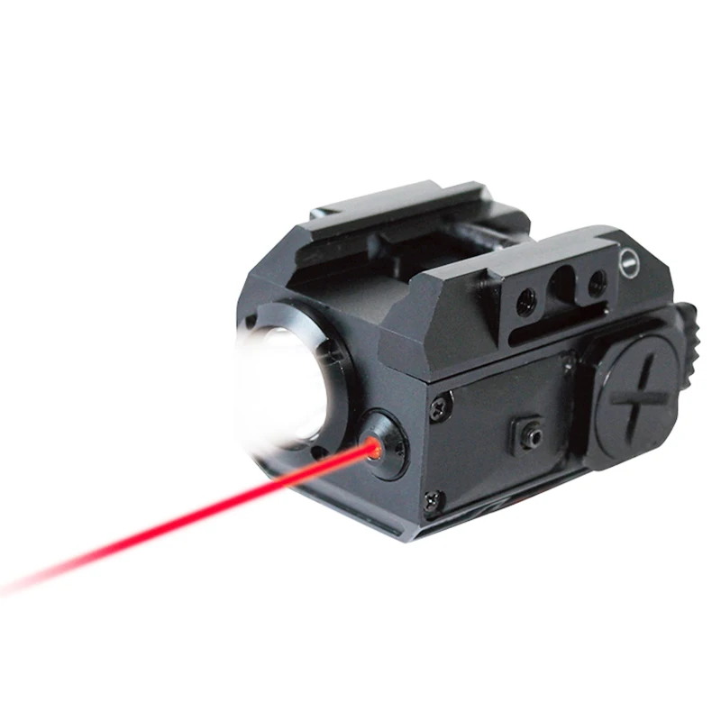 Laserspeed LS-CL3 тактические легкие фонари для оружия+ прицельный красный лазерный алюминиевый перил пистолет и винтовка са - Цвет: Red Laser
