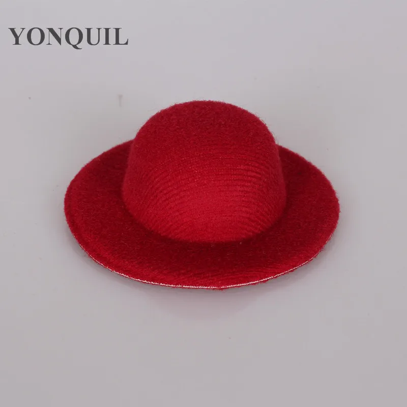 7 см Мини Топ шляпа милая девочка chapeau головной убор DIY аксессуары для волос bowler вечерние события очарование база детская прическа многоцветный