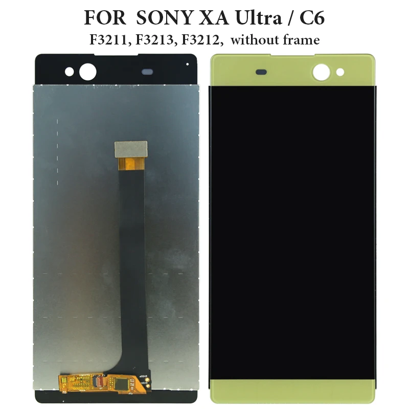 ЖК-дисплей 6 дюймов для Sony Xperia XA Ultra C6 F3211 сменный ЖК-экран совместимый с