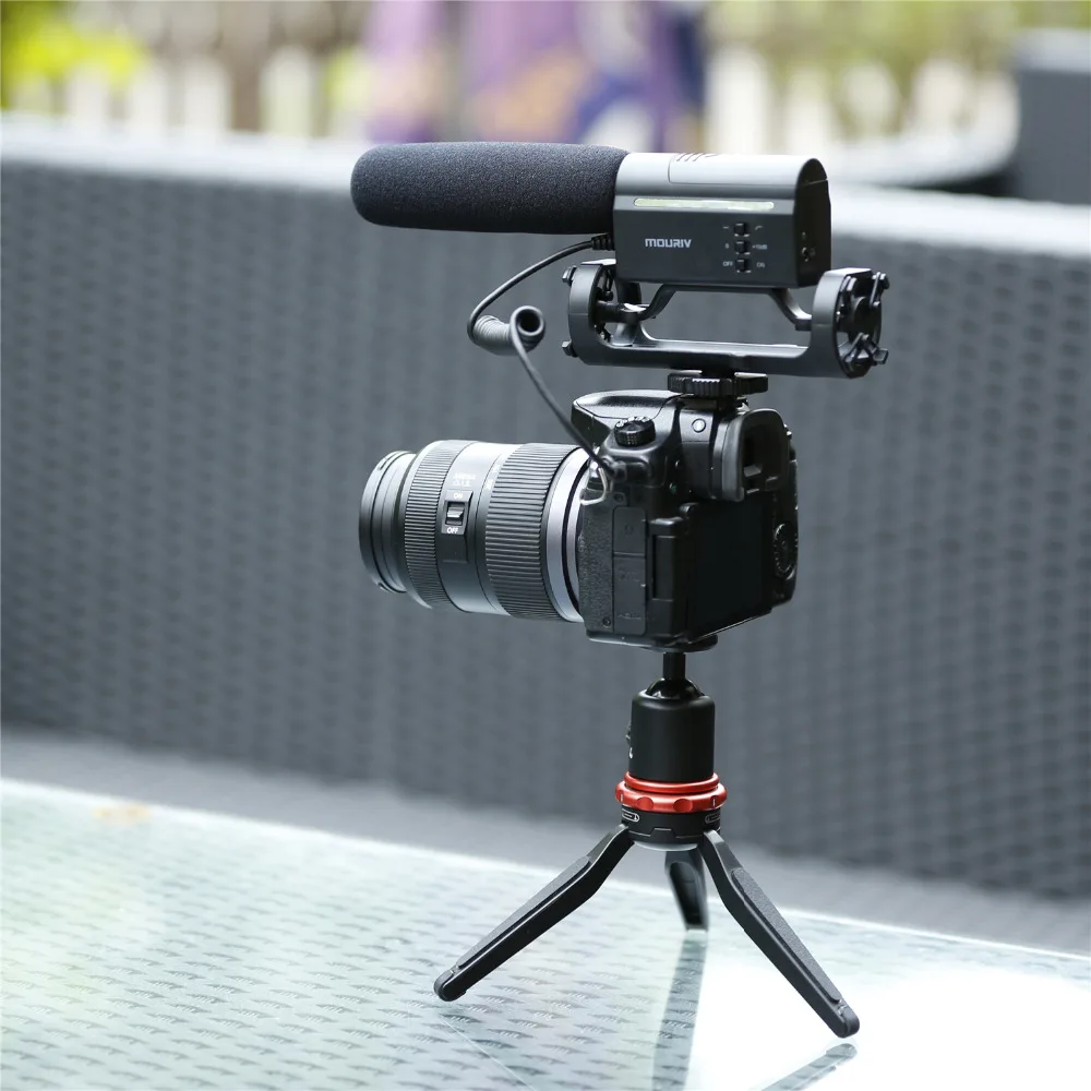 Mouriv VMC355 фотография интервью микрофон-пушка микрофон для Nikon Canon DSLR камера для Vloggers/видеомагнитофон видеокамера