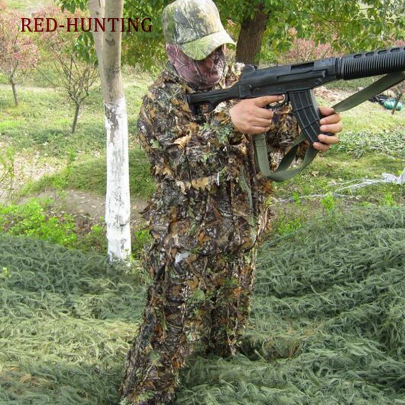 3D легкий охотничий страйкбол снайперский Ghillie костюм дышащий Камуфляжный