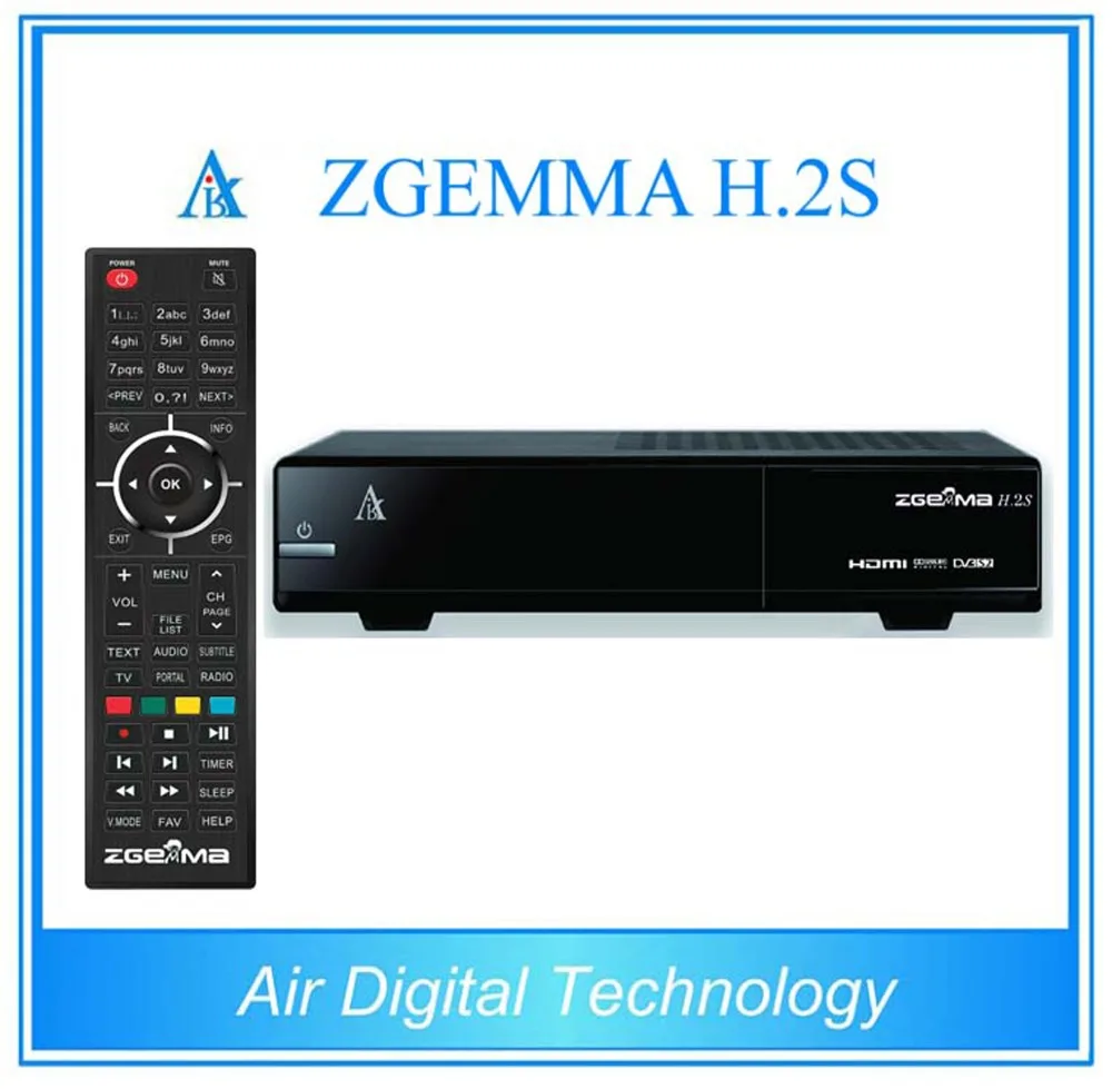 Быстродействующий ЦП ZGEMMA H.2S спутниковый приемник двойной тюнер DVB S/S2