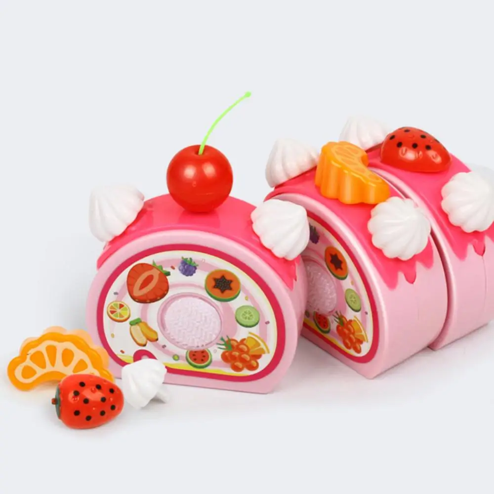 55 шт./компл. игрушка торт на день рождения кухонная еда для резки фруктов ролевые