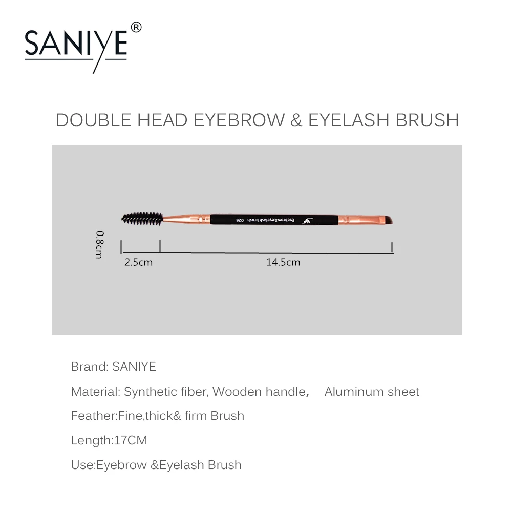 SANIYE кисть для бровей и гребень красота кисти глаз Профессиональные макияжа Кисть