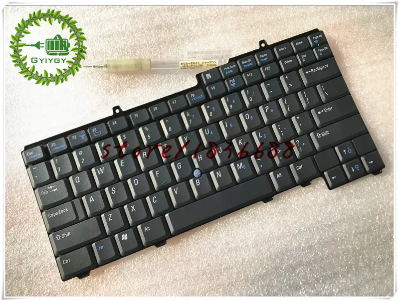 Клавиатура GYIYGY для ноутбука Dell Latitude D620 D630 D820 D830 0DR160 CA87 CAM7 US 0UC172|Клавиатуры замены| |