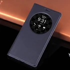Чехол для телефона Asuwish Smart Circle, кожаный флип-чехол с функцией автоматического сна и пробуждения, чехол-кобура для Asus ZenFone 2 ZE551ML ZE550ML
