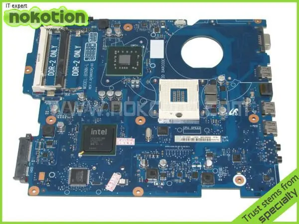

NOKOTION LAPTOP MOTHERBOARD for SAMSUNG R519 BA92-05696A BA41-01105A INTEL GL40 GMA X4500 DDR2 Mainboard free shipping