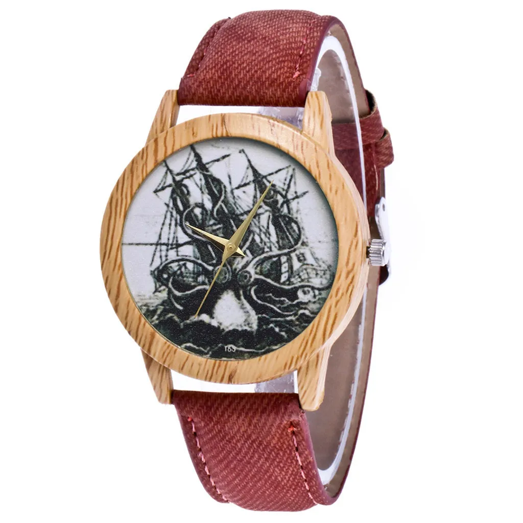 Reloj mujer женские модные повседневные кожаный ремешок аналог кварцевые круглые