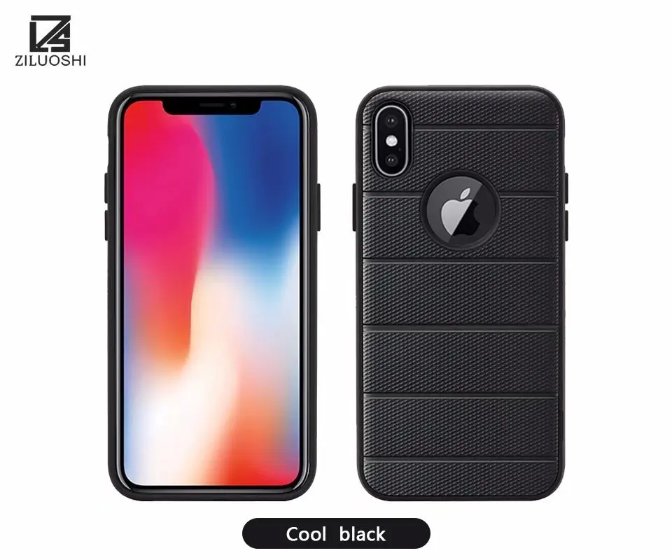 Чехол для Телефона iPhone x 8 6 7 плюс роскошный прочный военный Класс защитный Kickstand