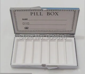 Оптовая продажа 100 шт. пустой прямоугольные коробки пилюльки контейнера для