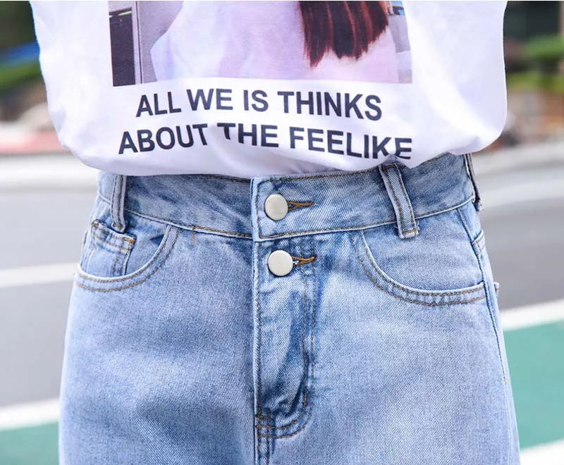 Новые женские узкие джинсы с высокой талией повседневные модные джинсовые брюки