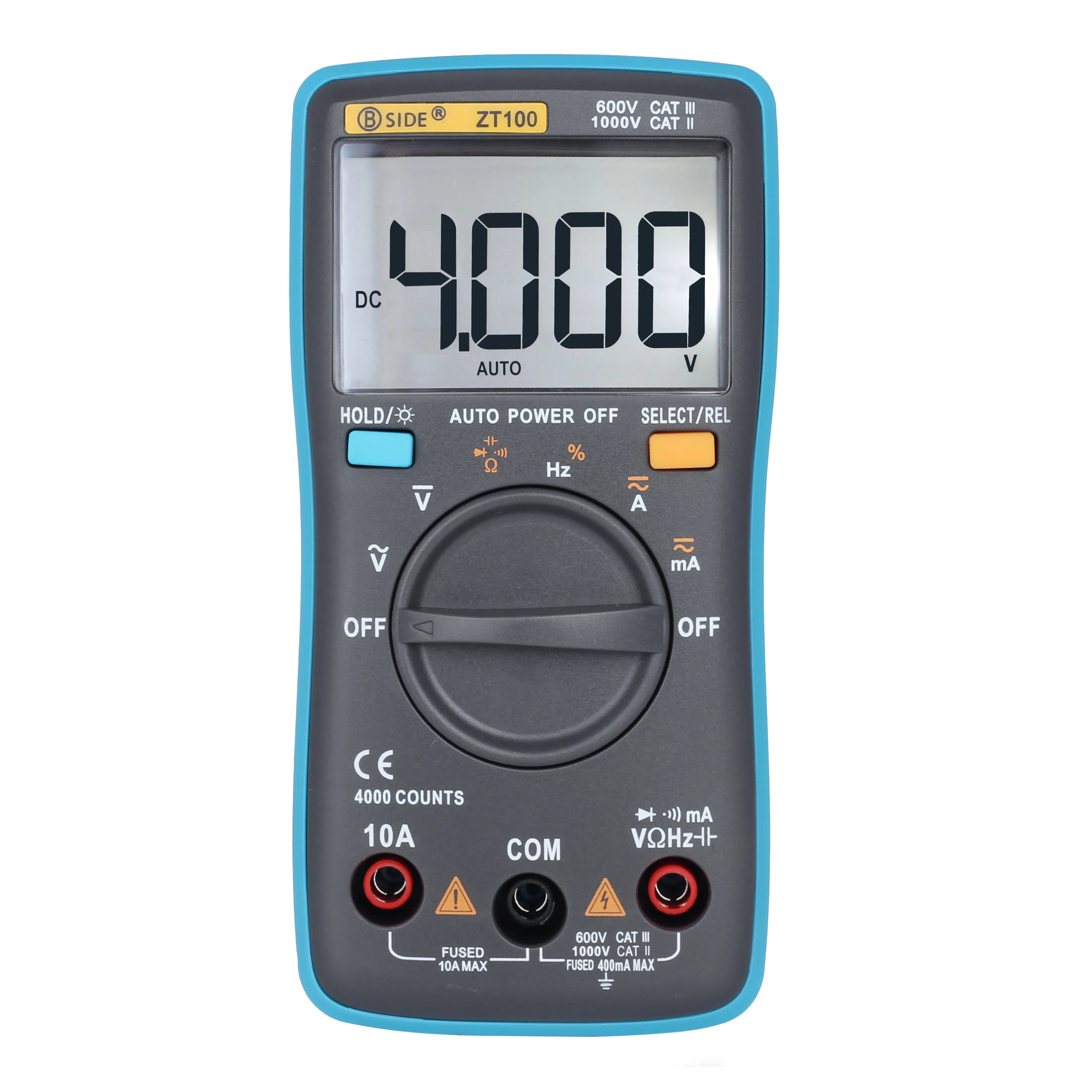 BSIDE ZT100 ZT101 ZT102 ZT301 туры RMS цифровой мультиметр 4000 8000 количество Авто Диапазон AC/DC