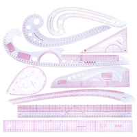 9pcsset sewing french curve ruler measure dressmaking tailor drawing template craft tool