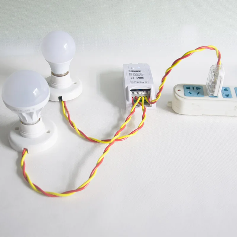 Sonoff Dual 2CH Wifi умный переключатель домашний пульт дистанционного управления