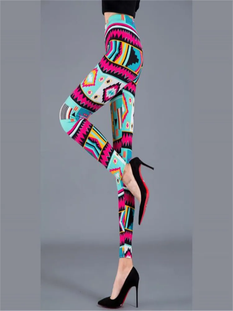 YSDNCHI, новинка, женские леггинсы, 3D леггинсы с принтом, сексуальные леггинсы, Леггинсы для фитнеса, Mujer, леггинсы для девочек, высокая талия, Тонкие штаны