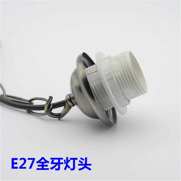 Потолочный навес в виде Розы с цепью и тросом E27 стандартный держатель для люстры