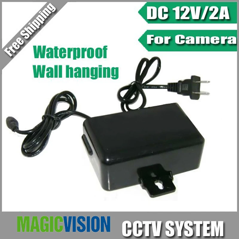 Адаптер питания для камеры видеонаблюдения 12 В 2 а постоянного тока Европейский