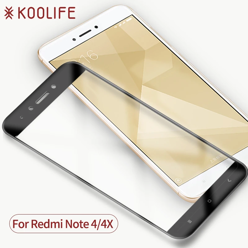 For Xiaomi Redmi Note 4X Tempered Glass Film for 4 3D Full Cover Screen Protector Note4 Note4X | Мобильные телефоны и