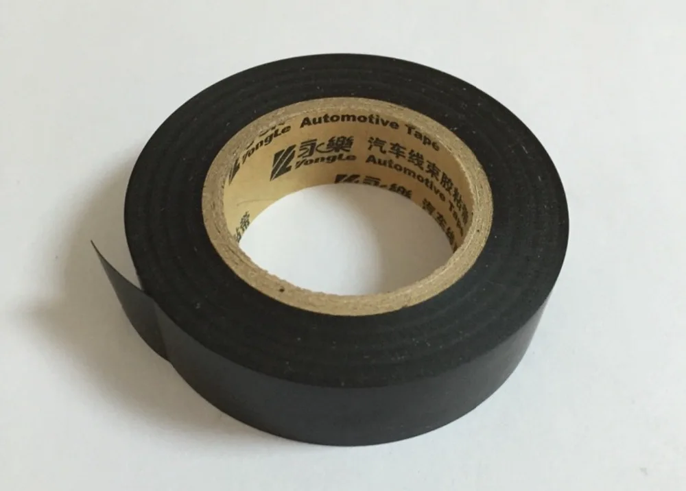 

RoSH 55MTS automotive vehicle Electrical Insulation tape black PVC Maintenance strip 19mm wide 0.1mm thick 600v temperature 105