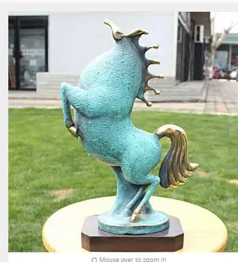 Китай Бронза Медь Главная Украшения Искусства Абстрактные Скульптуры Коня