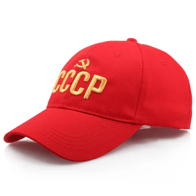 Мощные русские кепки бейсболки с вышитыми надписями CCCP бейсбольная кепка из 100%