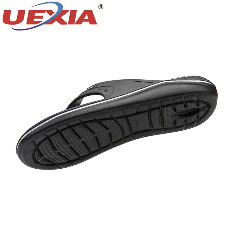 UEXIA Пляжные сланцы Повседневное Slip-on Туфли без каблуков сандалии Мужская обувь