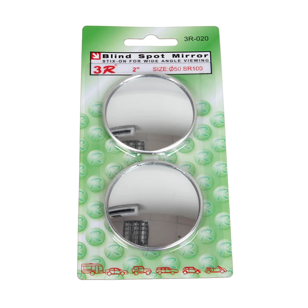 1 пара 2 дюйма универсальное Выпуклое автомобильное зеркало водителя Стайлинг